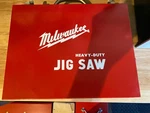 Heavy Duty Milwaukee Top Handle Jigsaw Cat # 6255 Variable Speed 120V Spm 0-3100. Fixed Price $155.00.