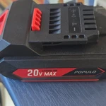 Populo 20V Lithium-ion 2AH 40WH Power Tool Battery Pack Black. Fixed Price $20.00.