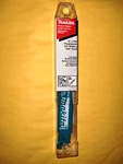 Makita 723083-A-5, 6" Reciprocating Saw Blade, Progressive, 5/PK. Fixed Price $12.50.