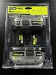 Ryobi One+ 18V High Performance Lithium-ion 6.0 Ah Battery 2PK PBP2007. Fixed Price $170.00.