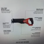 Milwaukee M18 2821-20 Cordless Sawzall Reciprocating Black. Fixed Price $169.99.