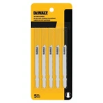 Dewalt DW3776-5 3-INCH 24 Tpi Thin Metal Cut T-shank Jig Saw Blade (5-PACK). Fixed Price $16.30.