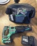 Metabo Hpt 36V Multivolt Brushless Reciprocating Saw Kit, CR36DA. Fixed Price $200.00.