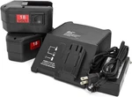 Bundle 18V 2AH Batteries & Charger Milwaukee 48-11-2230, 48-11-2200, 48-11-2232. Fixed Price $92.99.