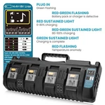 DC18SF Lxt Li Ion 4-PORT Battery Charger Replace For Makita Volt. Fixed Price $48.00.