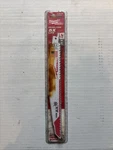 Milwaukee 9 In. 5 Tpi Ax Nail-embedded Wood Cutting Sawzall Reciprocating Bl. Fixed Price $20.00.