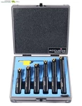 Accusize Industrial Tools 6 Pc 5/8'' Round Shank Indexable Boring Bar Set With. Fixed Price $269.84.