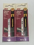 Ace Bi-metal 2035392, 2-3/4" 14 Tpi Jigsaw Blade 1/4" Shank-set Of. Fixed Price $7.99.