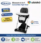 Brand New Graco Blossom 6 Convertible High Chair, Studio, 22.5X41X29 Inch. Fixed Price $289.00.