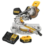 20V Max Cordless 7-1/4 In. Sliding Miter Saw With (1) Battery 4.0AH. Fixed Price $386.40.