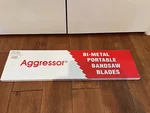 Aggressor B4424 Bi-metal Portable Bandsaw Blades 44-7/8" 1/2"X .20 ( 3 Pack ). Fixed Price $18.99.