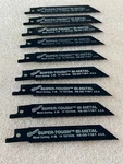 48-00-1181 Milwaukee Sawzall Reciprocating Blade, 4" 14 Tpi, New, 9/PKG. Fixed Price $20.99.