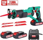 Hychika 20V Cordless Reciprocating Saw 0-2800SPM Portable Electric Power Tools. Fixed Price $21.99.