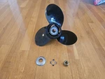 Mercury Oem Prop 48-73132 Black 10 Pitch Nice 11.25 X. Fixed Price $99.00.