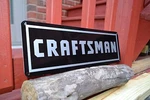 Craftsman Tool Sign Mechanic Sears Workbench Shop Advertising Logo Garage 10 Day. Fixed Price $33.99.