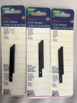 Lot Of 3 Master Mechanic 2-7/8" Ceramic Jig Saw Blades. Carbide Medium Grit Usa. Fixed Price $10.99.