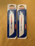 4 Lenox 6110 Lazer Reciprocating Blade, 6"LONG 10T Thick Metal Sawsall. Fixed Price $11.99.