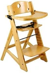 New Keekaroo Adjustable Height Right Wood High Chair No Seat Insert. Fixed Price $225.95.