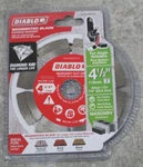 New Diablo 4-1/2 In. Diamond Segmented Masonry Cut Off Blade DDD045SEG101C. Fixed Price $7.15.