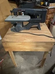 Craftsman 16" Variable Speed Scroll Saw With Bench Cast Iron 120V Corded. Fixed Price $69.00.