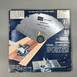 Vtg Sears Craftsman Kromedge 7-1/2" Master Combination Saw Blade 60T #32495 Nos. Fixed Price $19.95.