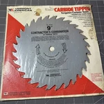 Usa Made Vermont American 9" X 24 Tooth Saw Blade Delta Rockwell Dewalt Nos. Fixed Price $23.98.