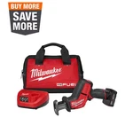 Milwaukee M12 Fuel 12V Brushless Cordless Hackzall Reciprocating Saw Kit. Fixed Price $248.75.