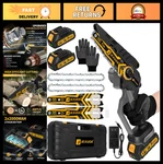 Jexugk 6" Mini CORDLESS,2 2.0AH Battery Brushless Electric. Fixed Price $79.99.