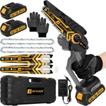 Jexugk 6" Mini Chainsaw Cordless 2X2.0AH Battery Brushless Electric Handheld Tre. Fixed Price $64.22.