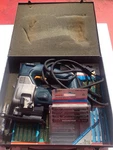 Bosch 1587VS Jigsaw In Case With Pamphlet & Assortment Of New Blades. Fixed Price $105.00.