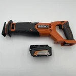 Ridgid R8646 18V Cordless Reciprocating Saw W/ 4AH Max Output Battery. Fixed Price $99.99.
