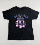 Spencer's Shirt Mens Large Black Bad Trip Mushroom Graphic Tee Cotton Tagless. Fixed Price $12.99.