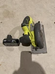 Ryobi P507 One+ 18V Lithium Ion Cordless 6-1/2" Circular Saw Power Tool BATT2V. Fixed Price $49.99.
