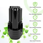 For Porter Cable 12V PCL12BLX PCL120DD PCL120CRCD 4.0AH Li-ion Battery. Fixed Price $21.90.