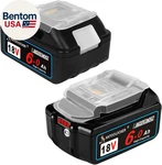 Replacement For Makita 18V Battery: 2 Packs 6.0AH High Capacity Lithium Ion. Fixed Price $60.00.