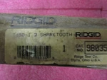 Ridgid 98035 T-50-1 3" Drain Cleaning Sharktooth Cutter For 1-1/4" Cables. Fixed Price $44.99.