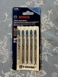 Bosch #T118B T-shank Jig Saw Blades 11-14 Tpi/dppd/po Hss 3.5" Nos. Fixed Price $11.99.