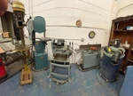 Powermatic Drill Press, Jet Bandsaw, Delta Planer, Jointer, Dust Collecter. Fixed Price $1100.00.