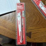 Pack Milwaukee 48-00-5036 Super Sawzall Blade Teeth 9-INCH Length. Fixed Price $14.36.