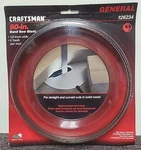 Craftsman 80" Band Saw Blade 2" Wide -6 Tpi General Cutting # 9-26234 New. Fixed Price $14.29.