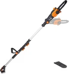 WG349.9 Worx 20V Powershare 8" Cordless Pole & Chainsaw (tool Only). Fixed Price $119.99.