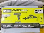 Nib Ryobi One+ Hp 18V Brushless Cordless Compact 2-TOOL Combo Kit. Fixed Price $148.00.