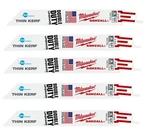 ?? Milwaukee 48-00-5186 Sawzall Blades 24TPI 5-PACK Thin Metal Cutting. Fixed Price $79.97.