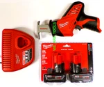 Milwaukee Kit 2420-20 M12 Hackzall Reciprocating Saw, 2) 3.0 Ah Battery, Charger. Fixed Price $164.97.