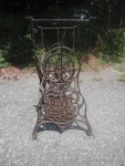 Antique Sears & Roebuck Co Cast Iron Machine Base Patio Plant Stand Garden Table. Fixed Price $716.00.
