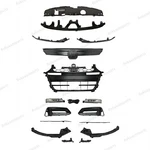 For Accord Sport 2018-2020 Gloss Black Grille Fog Light Trim Bumper Brackets Set. Fixed Price $149.99.
