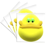 3DROSE Cst 40818 Cute Ducky Egg Ceramic Tile Coasters, Set Of. Fixed Price $36.61.