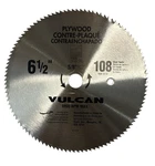 Lot Of 4VULCAN 6.5" 108 Steel Teeth Smooth Fast Plywood Cutting Blade 5/8" Arbor. Fixed Price $25.00.