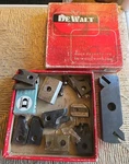 Vintage Amf Dewalt 6479 Shaper Set No 6480 Head & 14 Knives (7 Pairs) 5/8" Arbor. Fixed Price $179.99.