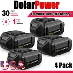 For Worx 20V 6.0AH Max Extend Replace Lithium-ion Battery WA3525 WA3575 WA3520. Fixed Price $102.99.